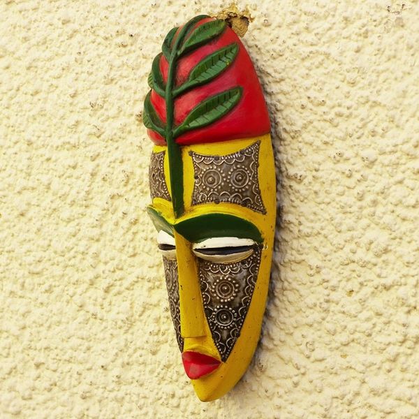 Alternate image for Hand Made Wood and Aluminum Plated Mask Elike
