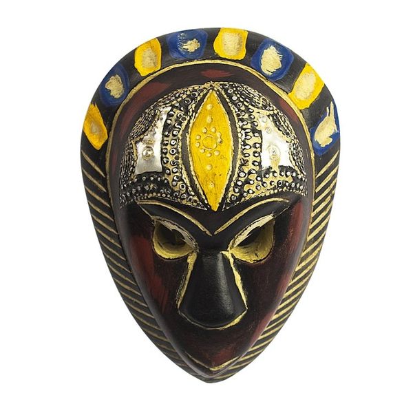 Alternate image for West African Handmade Wood Mask Hausa Love