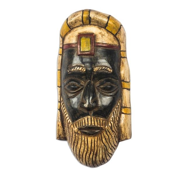 Alternate image for Roman Priest African Wood Mask from Ghana Roman Priesthood