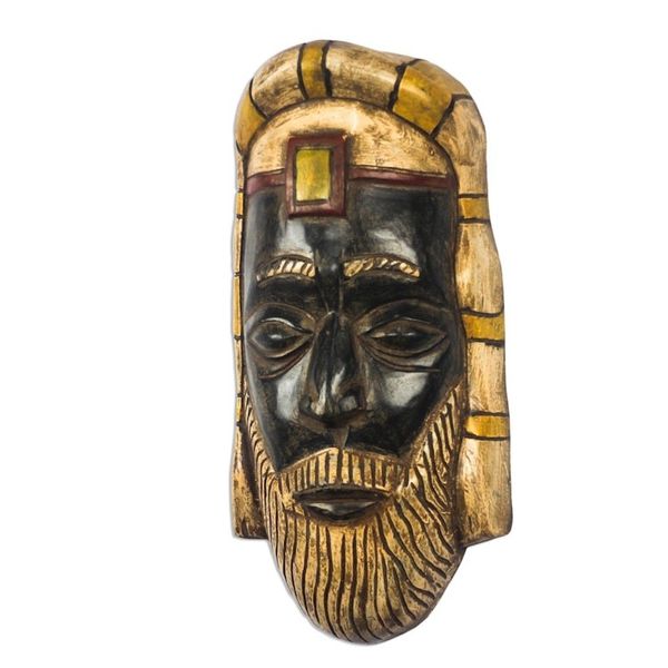 Alternate image for Roman Priest African Wood Mask from Ghana Roman Priesthood