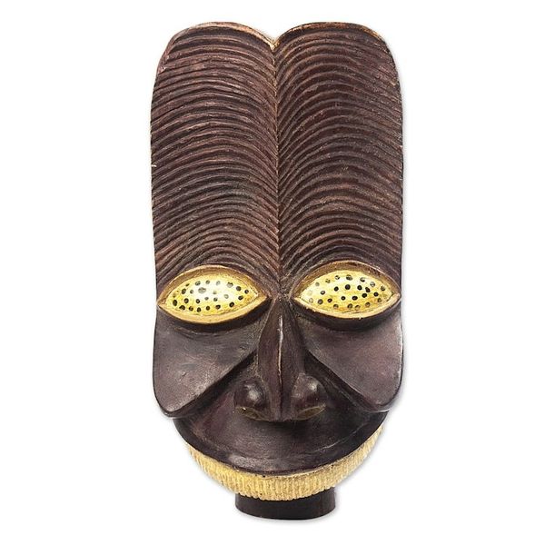 Alternate image for Handmade African Sese Wood Mask Bangwa
