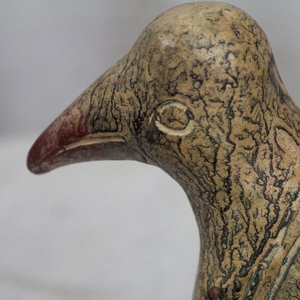 Alternate image for Rustic Sese Wood Bird Sculpture from Ghana Rustic Bird