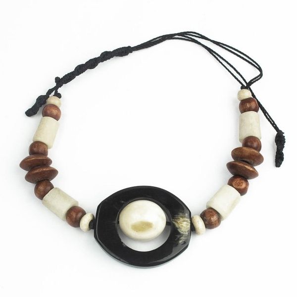 Alternate image for Brown Ivory African Beaded Unity Bracelet from Ghana Be As One