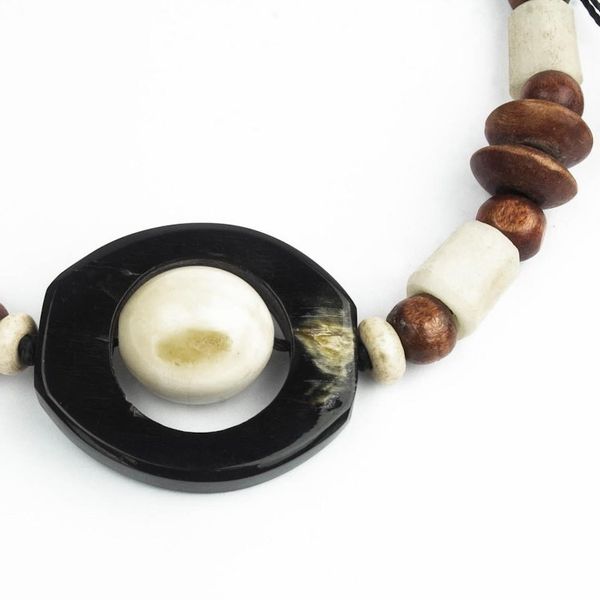 Alternate image for Brown Ivory African Beaded Unity Bracelet from Ghana Be As One