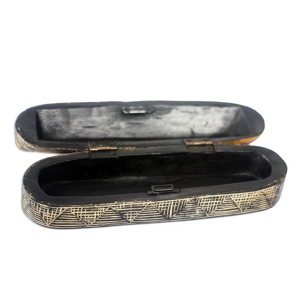 Alternate image for Wood Decorative Box Shaped Like an African Mask African Pride