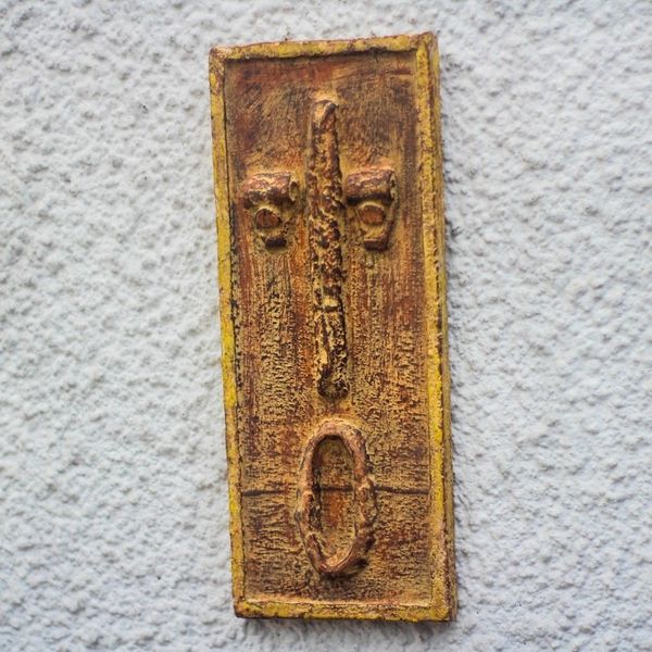 Alternate image for Rustic Sese Wood Portrait Relief Panel from Ghana Fine Face