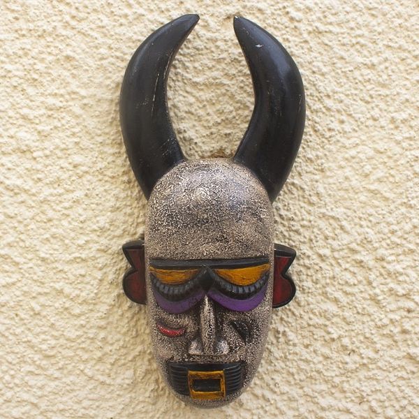 Alternate image for Hand Made Sese Wood Mask from Ghana Milandu