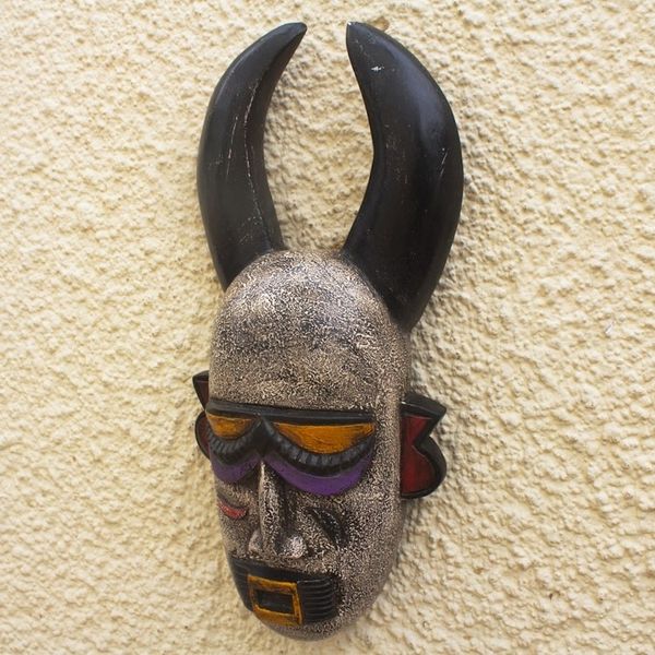 Alternate image for Hand Made Sese Wood Mask from Ghana Milandu