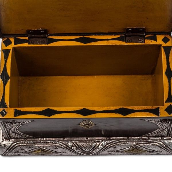 Alternate image for Sese Wood and Aluminum Plated Jewelry Box Royal Jewels