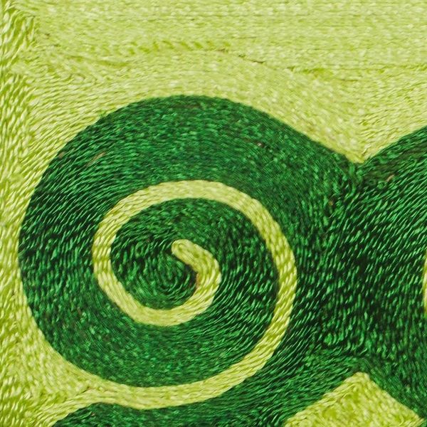 Alternate image for Handmade Adinkra-Themed Silk Wall Art from Ghana Adinkra Perfection