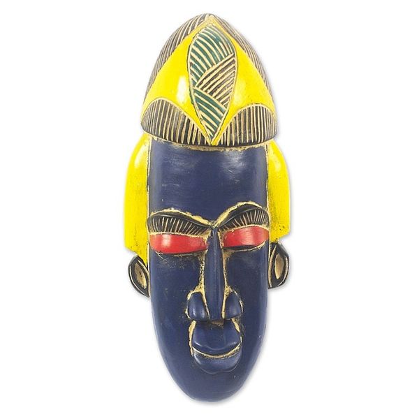 Alternate image for Handcrafted African Sese Wood Mask Gameli