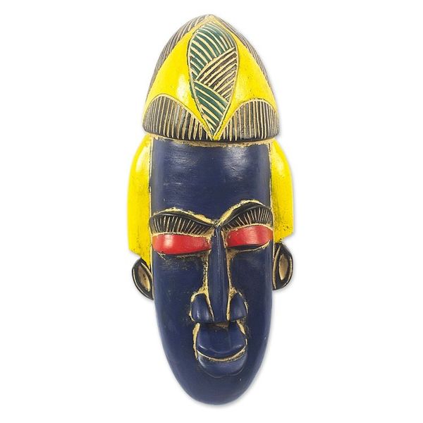 Alternate image for Handcrafted African Sese Wood Mask Gameli