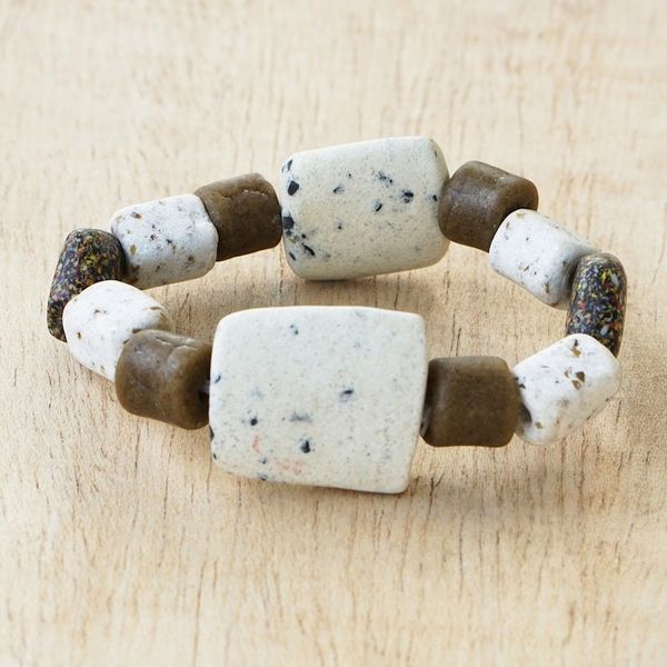 Alternate image for Recycled Glass Beaded Bracelet from Ghana Stand Out