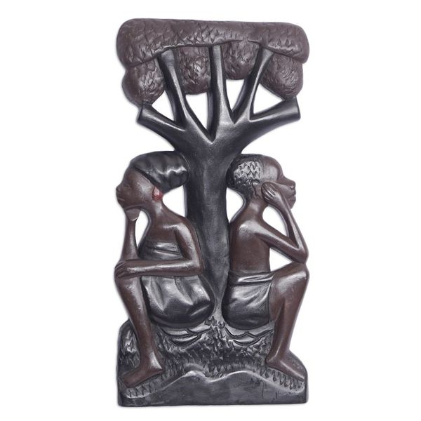 Alternate image for Cultural Wood Wall Art What Shall We Do Next