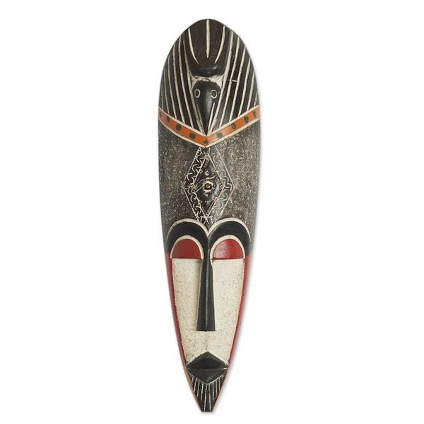 Alternate image for Fair Trade African Wood Mask Spirit World Protection