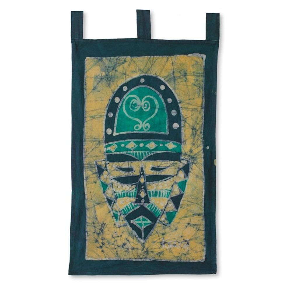 Sankofa African Mask Wall Hanging 'Sankofa African Mask'