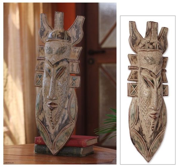 Alternate image for African Wood Mask Ahenfo