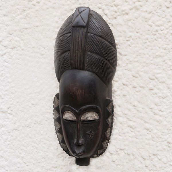 Alternate image for Hand Carved African Mask Female Baule Fertility Mask