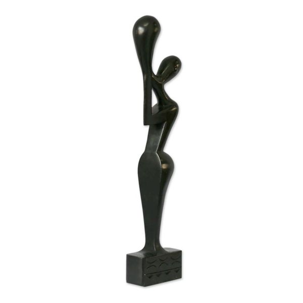 Alternate image for Unique Abstract Wood Sculpture Call to Unity
