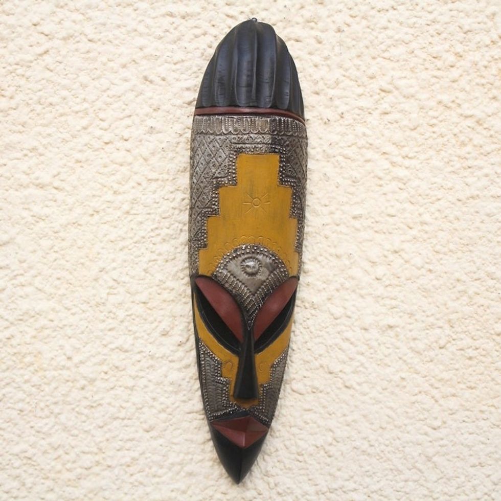 Authentic African Mask 'Ga Strong Man'