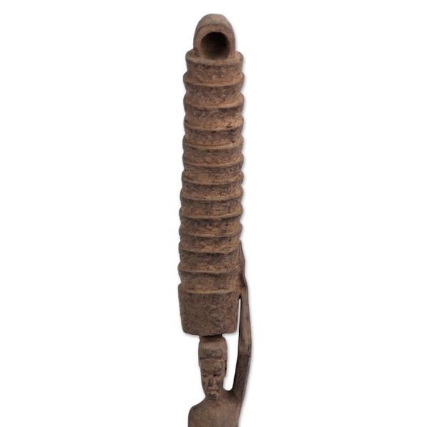 Alternate image for Ebony Wood Statuette Third World Trouble