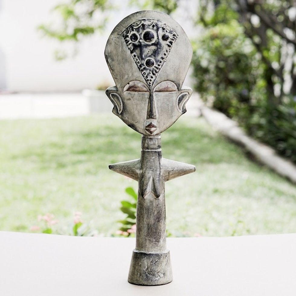 Handmade Fertility Doll Sculpture 'Queen Mother'