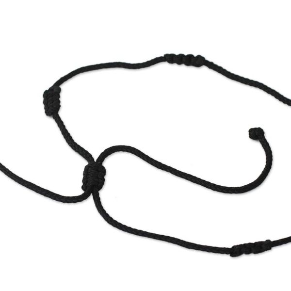 Alternate image for Mens wood pendant necklace Papa Adam