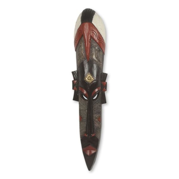 Alternate image for Hand Carved African Mask Nhyira