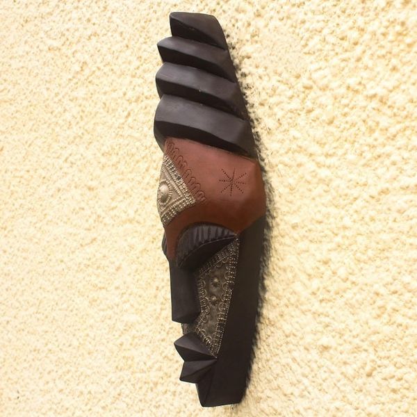 Alternate image for Handcrafted Congo Zaire Wood Mask Keeping Order