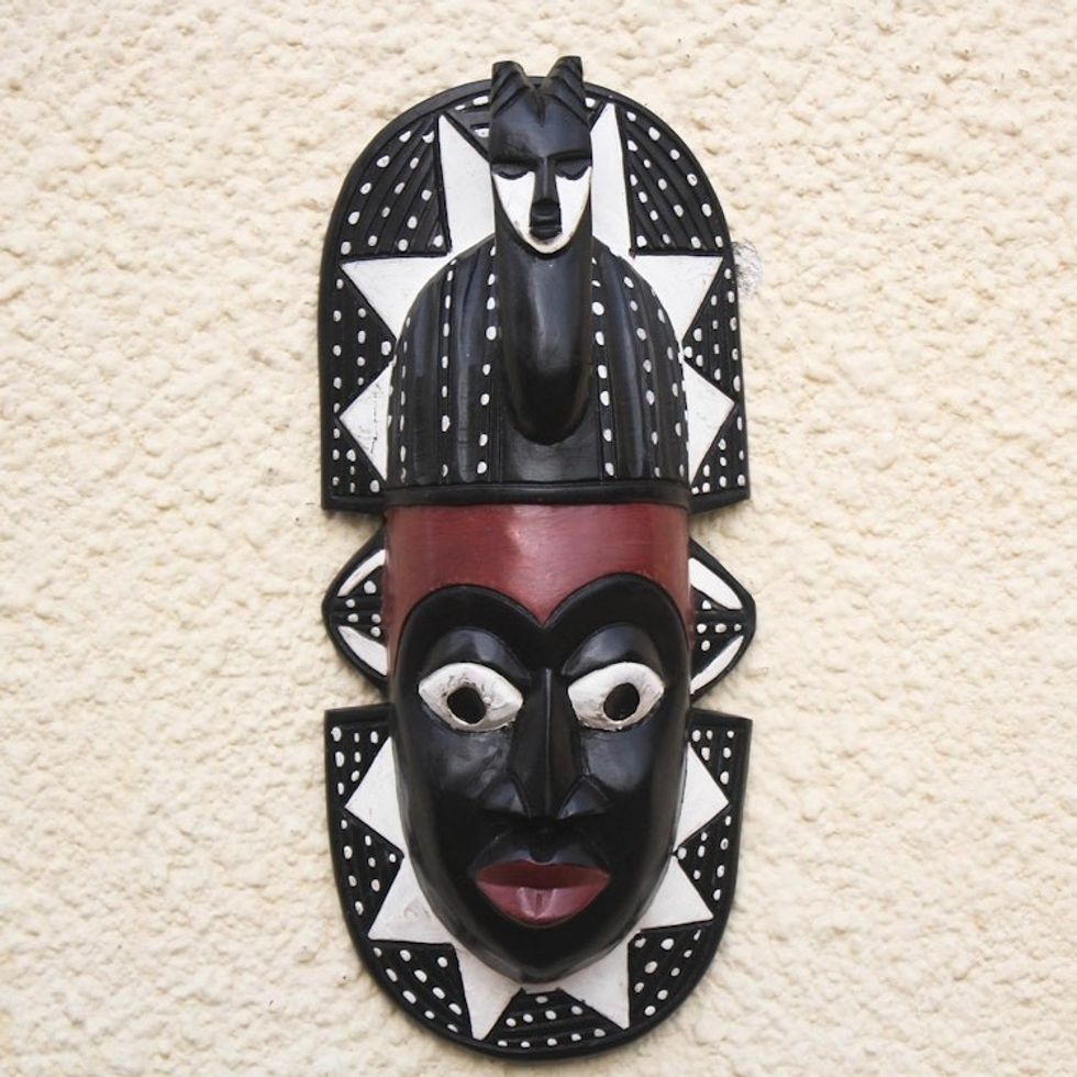 African wood mask 'Harvest Festival'