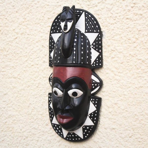 Alternate image for African wood mask Harvest Festival