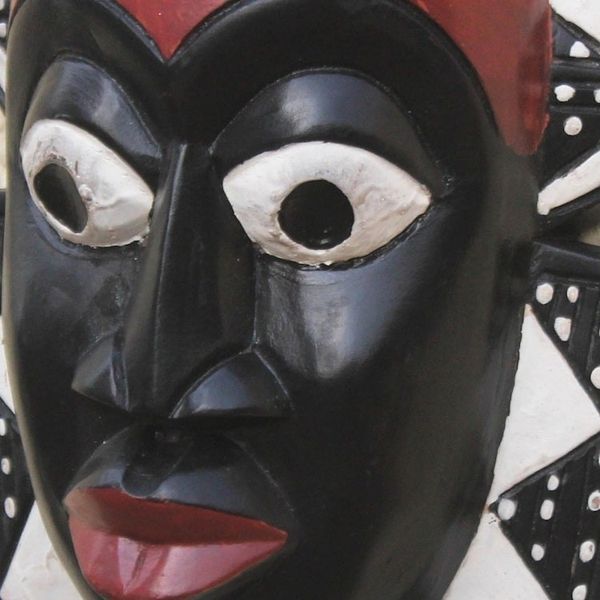Alternate image for African wood mask Harvest Festival