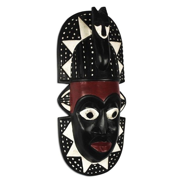 Alternate image for African wood mask Harvest Festival