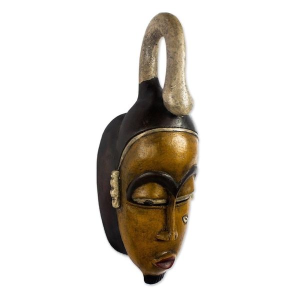 Alternate image for Ivoirian wood mask Guro Wise Man