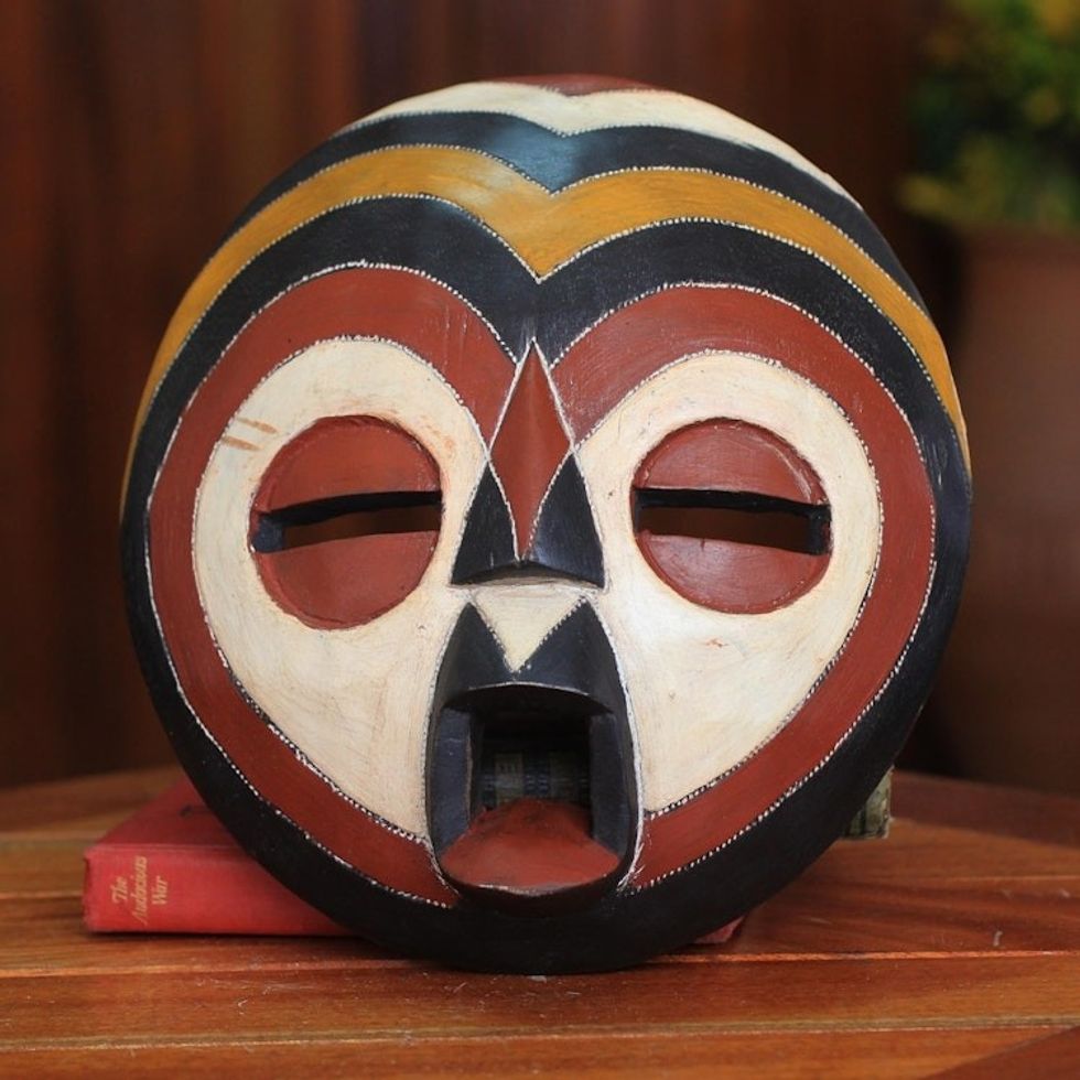African wood mask 'Sangaya'