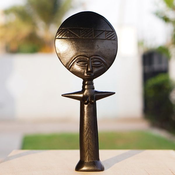 Alternate image for Fertility Doll Wood Sculpture from Africa Comforter