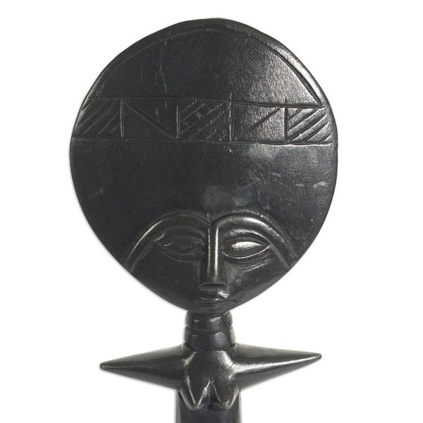 Alternate image for Fertility Doll Wood Sculpture from Africa Comforter