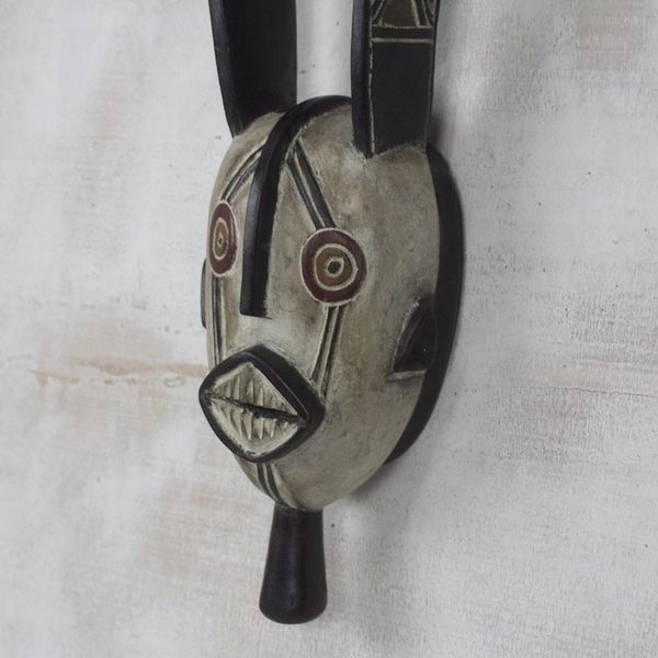 Alternate image for Hand Crafted Wood Mask Fortune
