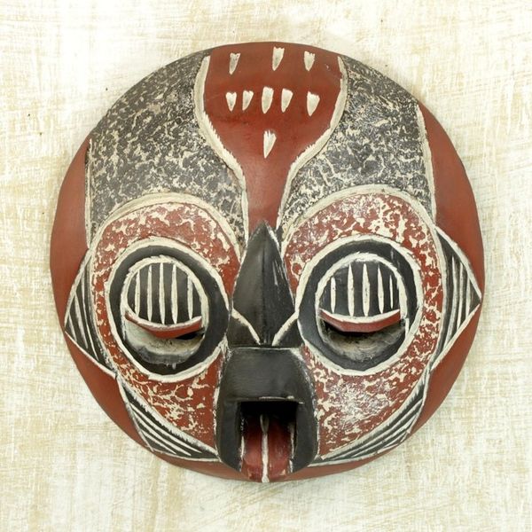 Alternate image for African wood mask Man of Fire
