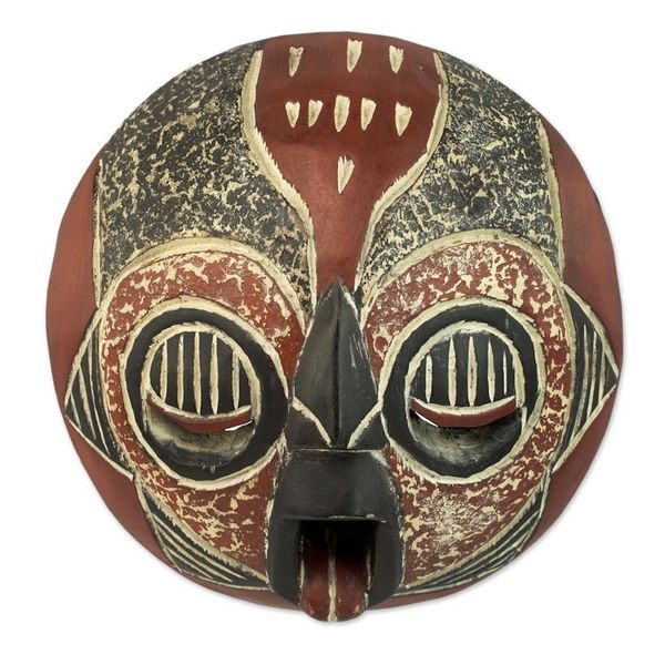 Alternate image for African wood mask Man of Fire