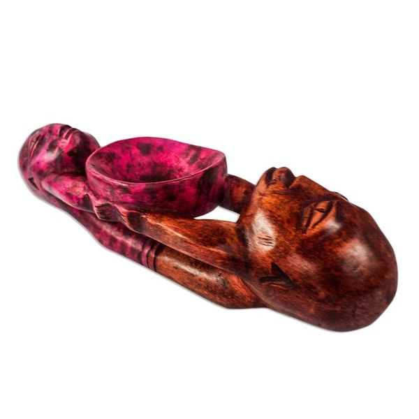 Alternate image for Fair Trade Cultural Wood Sculpture Ashanti Friendship