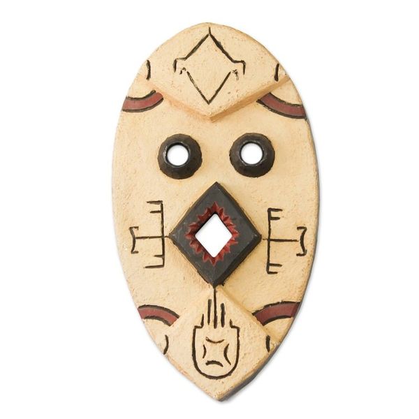Alternate image for African Wood Mask Lady Obenewaa