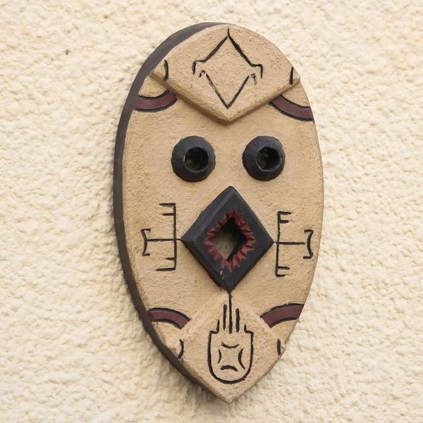 Alternate image for African Wood Mask Lady Obenewaa