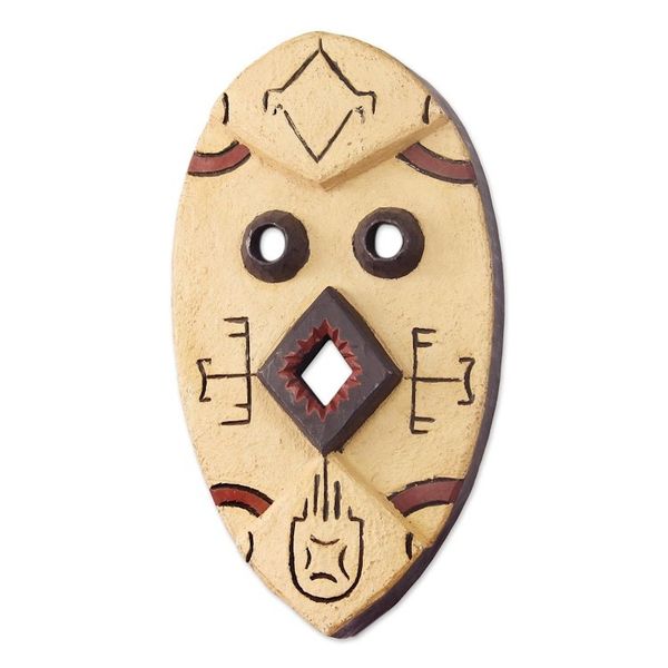 Alternate image for African Wood Mask Lady Obenewaa