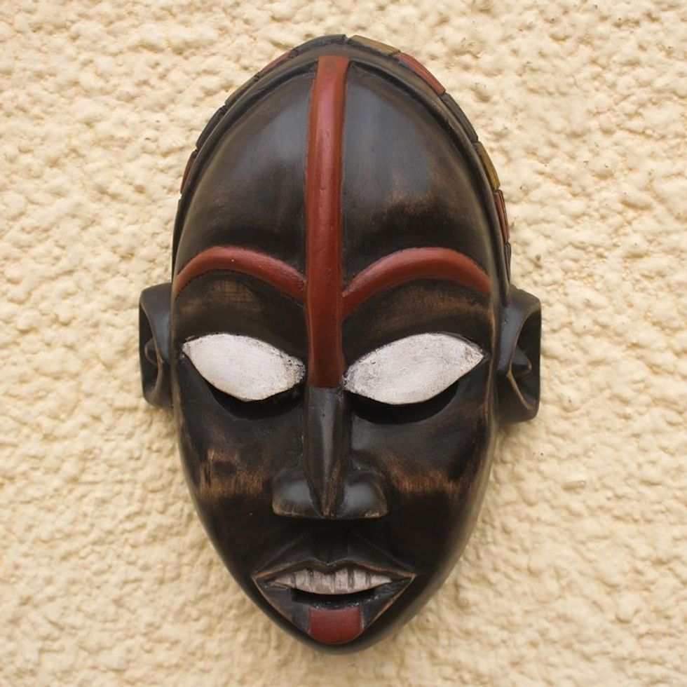 African wood mask 'African Ghost'