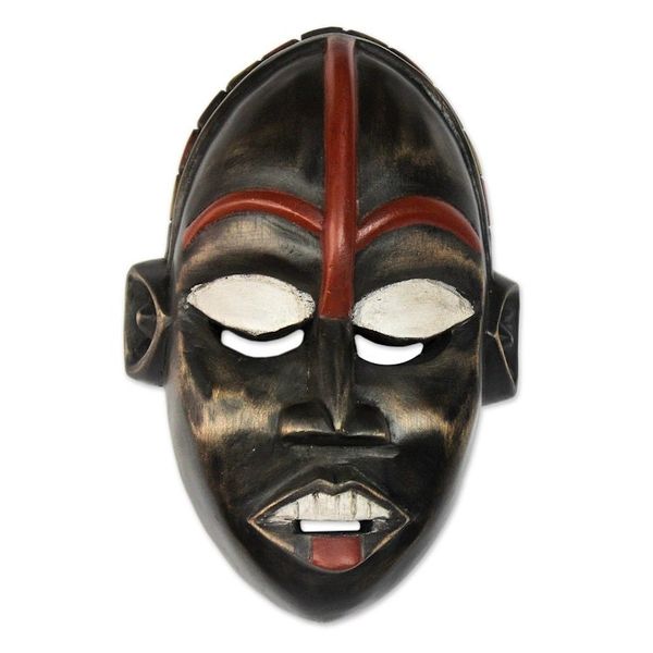 Alternate image for African wood mask African Ghost