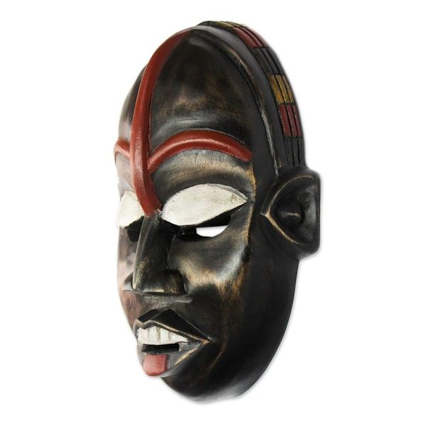 Alternate image for African wood mask African Ghost