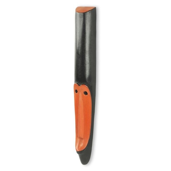 Alternate image for Fair Trade African Wood Monkey Mask in Black and Orange Orange Adoo