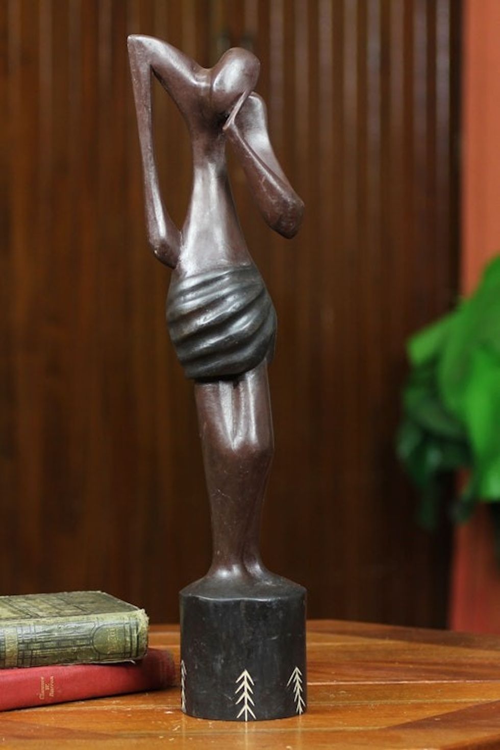 Abstract Wood Sculpture 'Problems of the World'