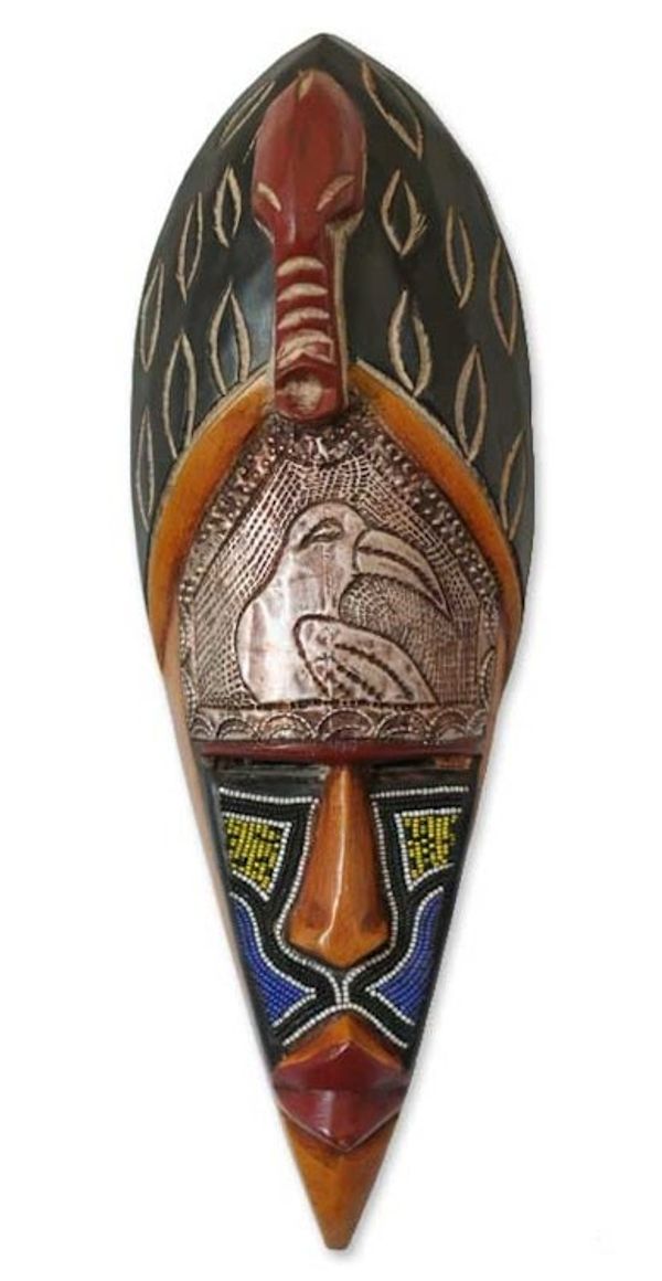 Alternate image for African wood mask Timeless Protector